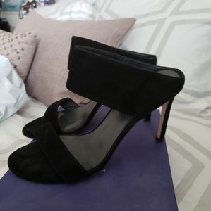 Suede Black Stuart Weitzman Heels